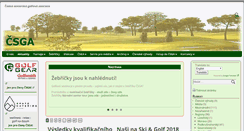 Desktop Screenshot of csga.cz