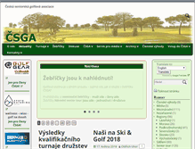 Tablet Screenshot of csga.cz